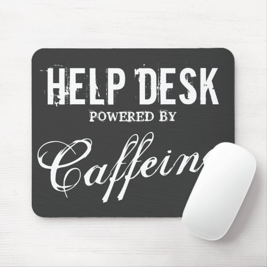 Funny Help Desk Mauspad | BÜRO HUMOR (Mit Mouse)