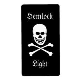 Funny Hemlock Gift Schädelkrebse Bier oder Wein