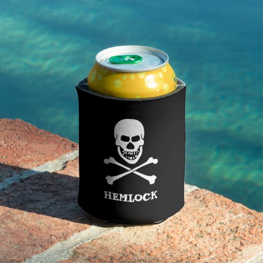 Funny Hemlock Giison Symbol Skull Crossbones Dosenkühler (In Situ Pool)