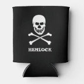 Funny Hemlock Giison Symbol Skull Crossbones Dosenkühler (Vorderseite)