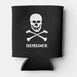 Funny Hemlock Giison Symbol Skull Crossbones Dosenkühler