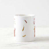 Funny Hen Chicken Christmas Pub Kaffeetasse (Mittel)