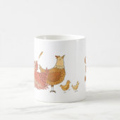 Funny Hen Pun Chicken Coffee Tasse (Mittel)