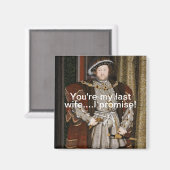 Funny Henry VIII Magnet (Vorderseite/Rückseite)