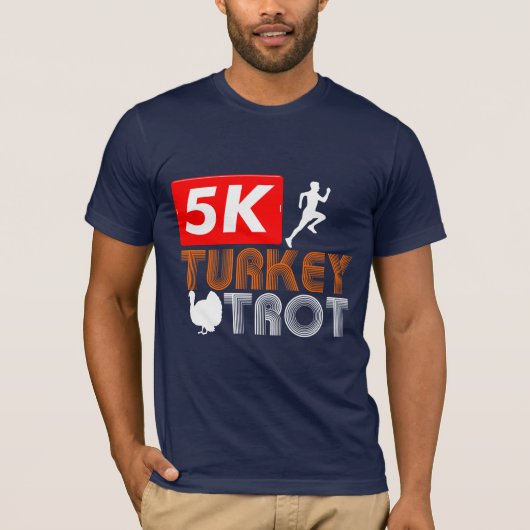 Funny Herbst Erntedank Türkei Trot Fall T-Shirt (Vorderseite)