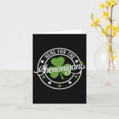 Funny Here For Shenanigans Funny Clovers St Pa Karte (Gelbe Blume)