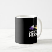 Funny Hermit Crabs Lover Hermit Crab Owner - Black Kaffeetasse (VorderseiteRechts)