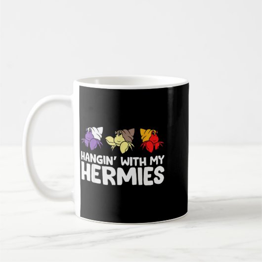 Funny Hermit Crabs Lover Hermit Crab Owner - Black Kaffeetasse (Links)