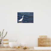Funny Heron Poster (Küche)