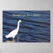 Funny Heron Poster (Vorne)