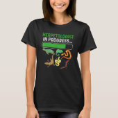 Funny Herpetology Quote For Snake Lover Cool Herpe T-Shirt (Vorderseite)