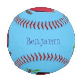 Funny herrlicher Fregatte Vogel Cartoon Baseball (Vorderseite)