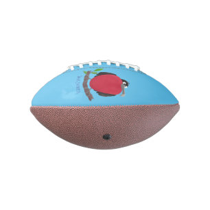 Funny herrlicher Fregatte Vogel Cartoon Football