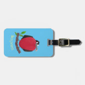 Funny herrlicher Fregatte Vogel Cartoon Gepäckanhänger (Vorderseite horizontal)