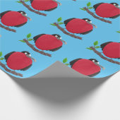 Funny herrlicher Fregatte Vogel Cartoon Geschenkpapier (Ecke)