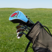 Funny herrlicher Fregatte Vogel Cartoon Golf Headcover (In SItu)