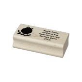 Funny herrlicher Fregatte Vogel Cartoon Gummistempel (Stempel)