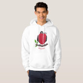 Funny herrlicher Fregatte Vogel Cartoon Hoodie (Vorne ganz)