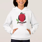 Funny herrlicher Fregatte Vogel Cartoon Hoodie (Vorderseite)