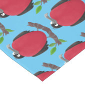 Funny herrlicher Fregatte Vogel Cartoon Kurzer Tischläufer (Ecke)