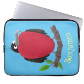 Funny herrlicher Fregatte Vogel Cartoon Laptopschutzhülle (Vorderseite)