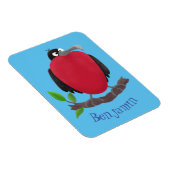 Funny herrlicher Fregatte Vogel Cartoon Magnet (Rechte Seite)
