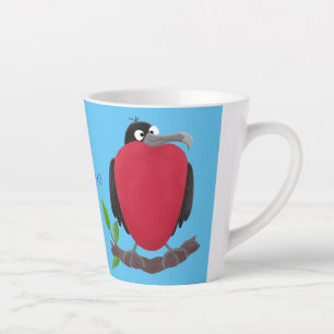 Funny herrlicher Fregatte Vogel Cartoon Milchtasse