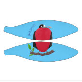 Funny herrlicher Fregatte Vogel Cartoon Mini Basketball (Panele)