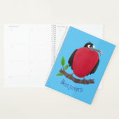 Funny herrlicher Fregatte Vogel Cartoon Planer (Anzeige)