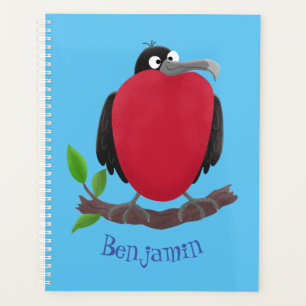 Funny herrlicher Fregatte Vogel Cartoon Planer