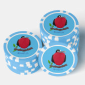 Funny herrlicher Fregatte Vogel Cartoon Pokerchips (Stapel)