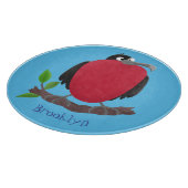 Funny herrlicher Fregatte Vogel Cartoon Schneidebrett (Ecke)