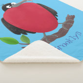 Funny herrlicher Fregatte Vogel Cartoon Sherpadecke (3/4)