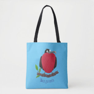 Funny herrlicher Fregatte Vogel Cartoon Tasche