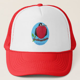 Funny herrlicher Fregatte Vogel Cartoon Truckerkappe