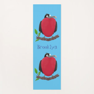 Funny herrlicher Fregatte Vogel Cartoon Yogamatte
