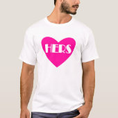 Funny Hers Titelehe Shirt (Vorderseite)
