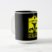 Funny Hexe Ehefrau Zweifarbige Tasse (Vorderseite Links)