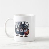 Funny Hexe Spooky Chicken Halloween Kaffeetasse (Links)
