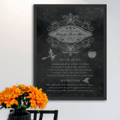 Funny Hexe Thema Thema Thema Rezept Spielerisches  Poster