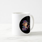 Funny Hexe Voodoo Kaffeetasse (VorderseiteRechts)