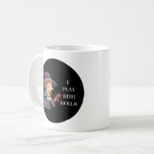 Funny Hexe Voodoo Kaffeetasse (Vorderseite Links)