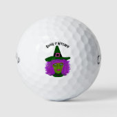 Funny Hexehl Halloween Golf Balls Golfball (Vorderseite)
