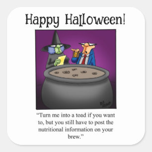 Funny Hexenmeister Spaß Halloween Stickers