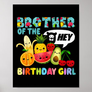 Funny Hey Bären Familie der Geburtstagskarte tanze Poster