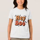 Funny Hey Boo Shirt - Spooky Season Halloween T-Sh (Vorderseite)