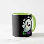 Funny Hey, Boo-tiful! Niedlich Winking Ghost Tasse (VorderseiteRechts)