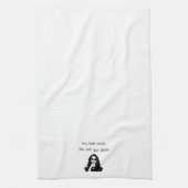 Funny Hey, Train Wreck This Isn't Your Station Geschirrtuch (Vertikal)