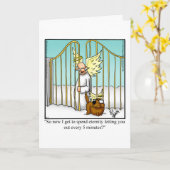 Funny Hi and Hello Spaß Grußkarte Karte (Gelbe Blume)