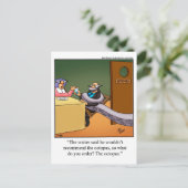 Funny Hi & Hello Spaß Postcard Postkarte (Stehend Vorderseite)